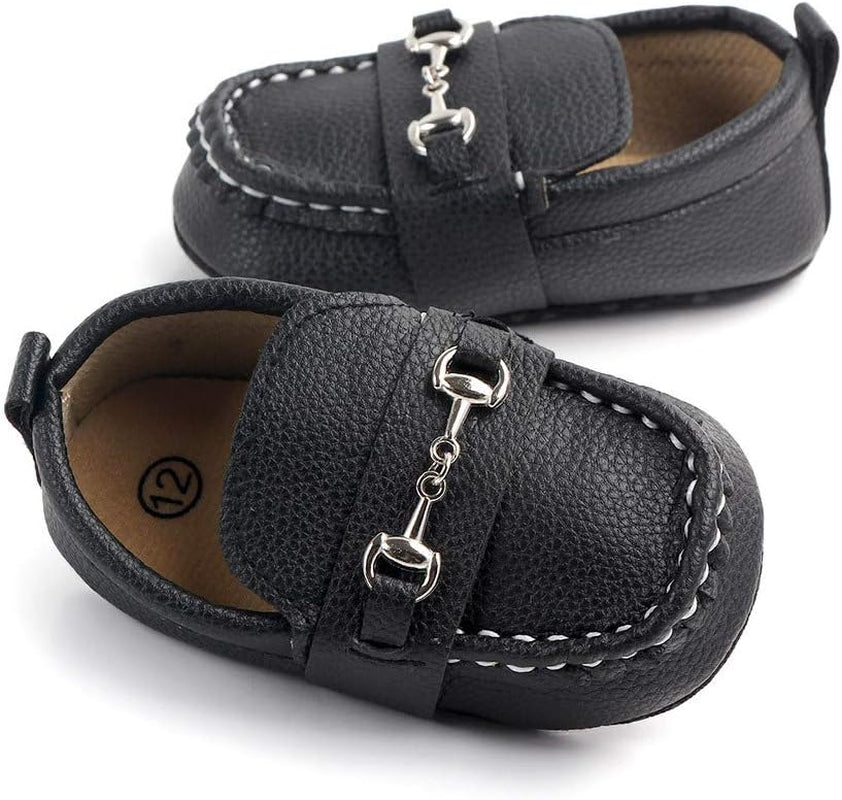 Baby Boys Girls Oxford Shoes PU Leather Soft Sole Sneakers Anti-Slip Toddler Ankle Boots Infant Walking Shoes