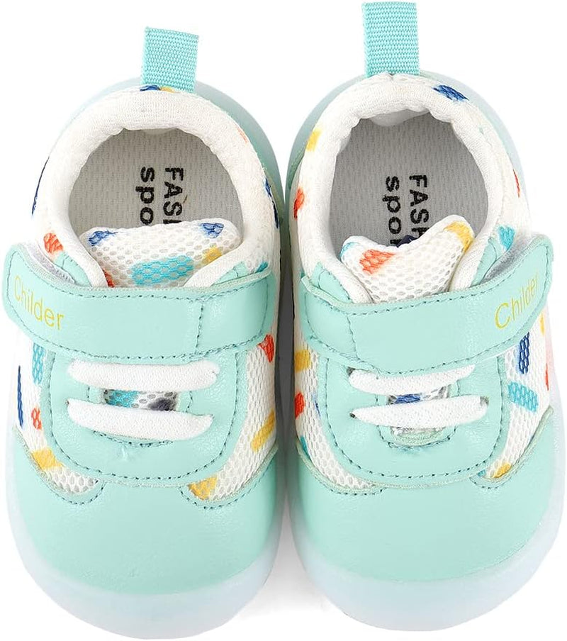Baby Shoes Boy Girl Infant Sneakers Breathable Mesh Walking Shoes Non-Slip Rubber Sole Toddler Crib First Walker Shoes