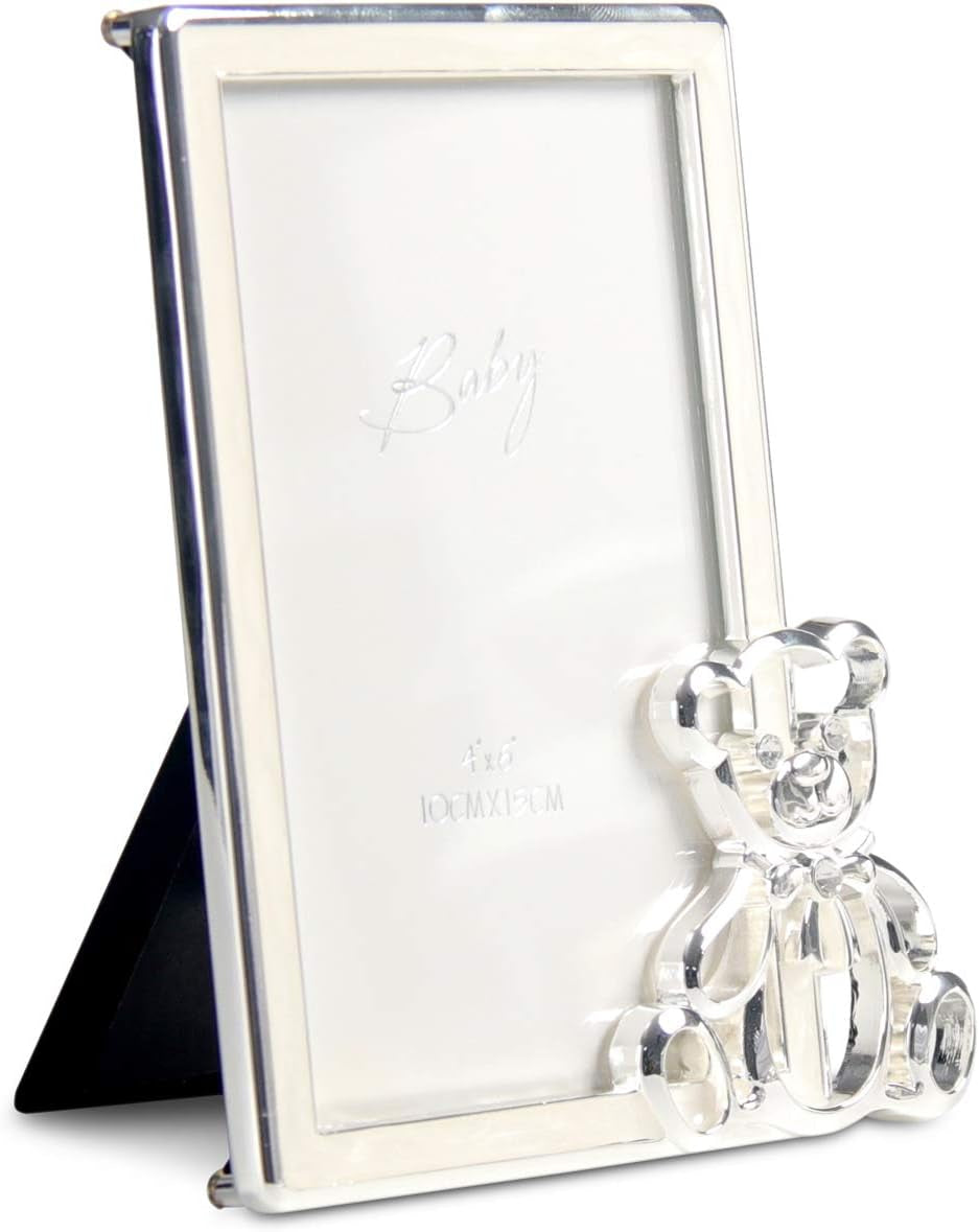 Teddy Bear Enamel Picture Frame-Baby Birthday Gifts/New Born Baby Gifts