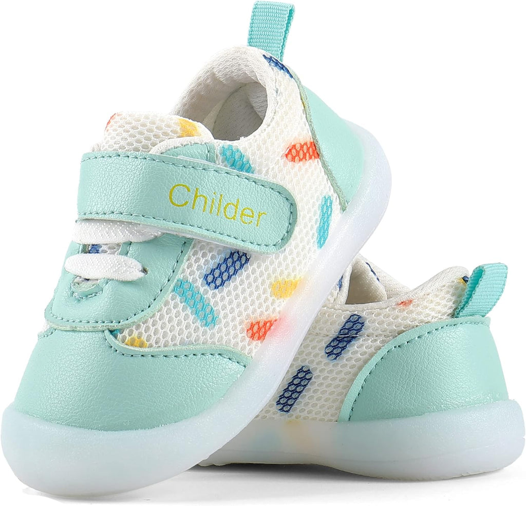 Baby Shoes Boy Girl Infant Sneakers Breathable Mesh Walking Shoes Non-Slip Rubber Sole Toddler Crib First Walker Shoes