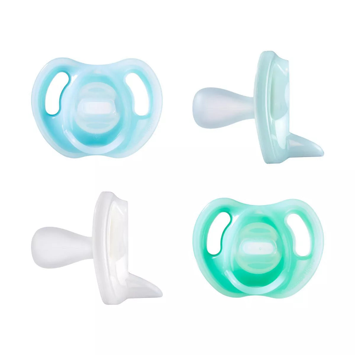 Tommee Tippee Ultra-Light Silicone Baby Pacifier 0-6M - 4Pk