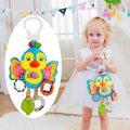Car Seat Toys, Baby Toys 3-6 Months, Hanging Baby Toys, Stroller Toys Baby Rattles 0-12 Months for Baby Stroller Colorful Animal Bell Rattle for Infants Sensory Toys Baby Musical Toys Soft Kids Crib