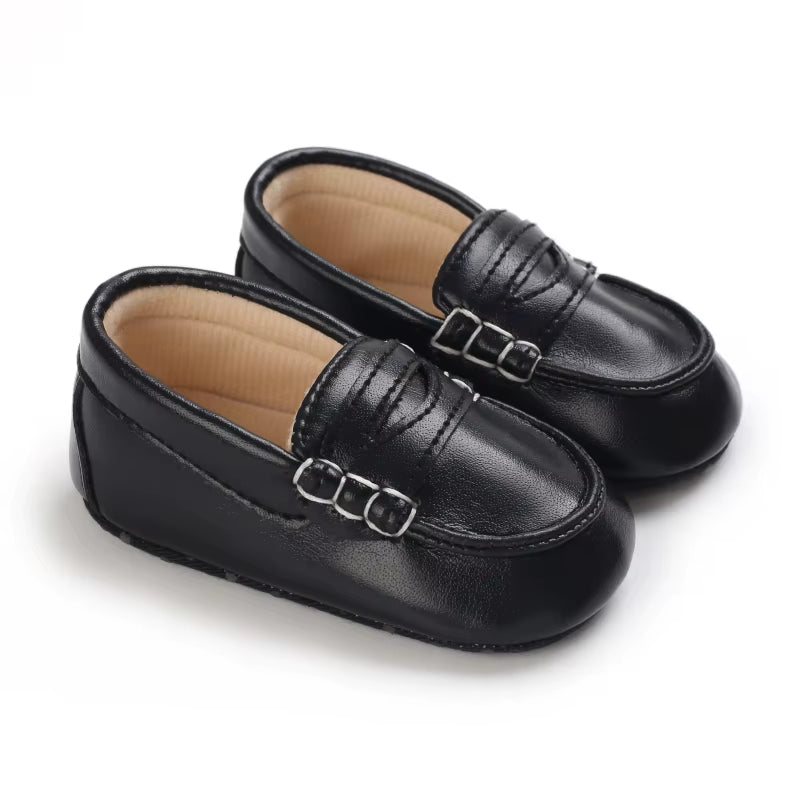 Classic Fashion Boys and Girls Flat Walking Shoes Loafers Canvas Non-Slip Shoes for Newborn Babies First Walker Walking Shoes