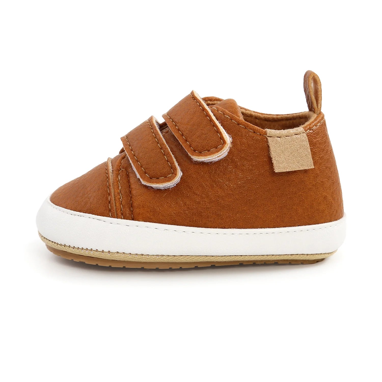 Baby Boys Girls Shoes High-Top Ankle Sneakers Toddler Soft Rubber Sole Infant Crib Shoes 0-18 Months