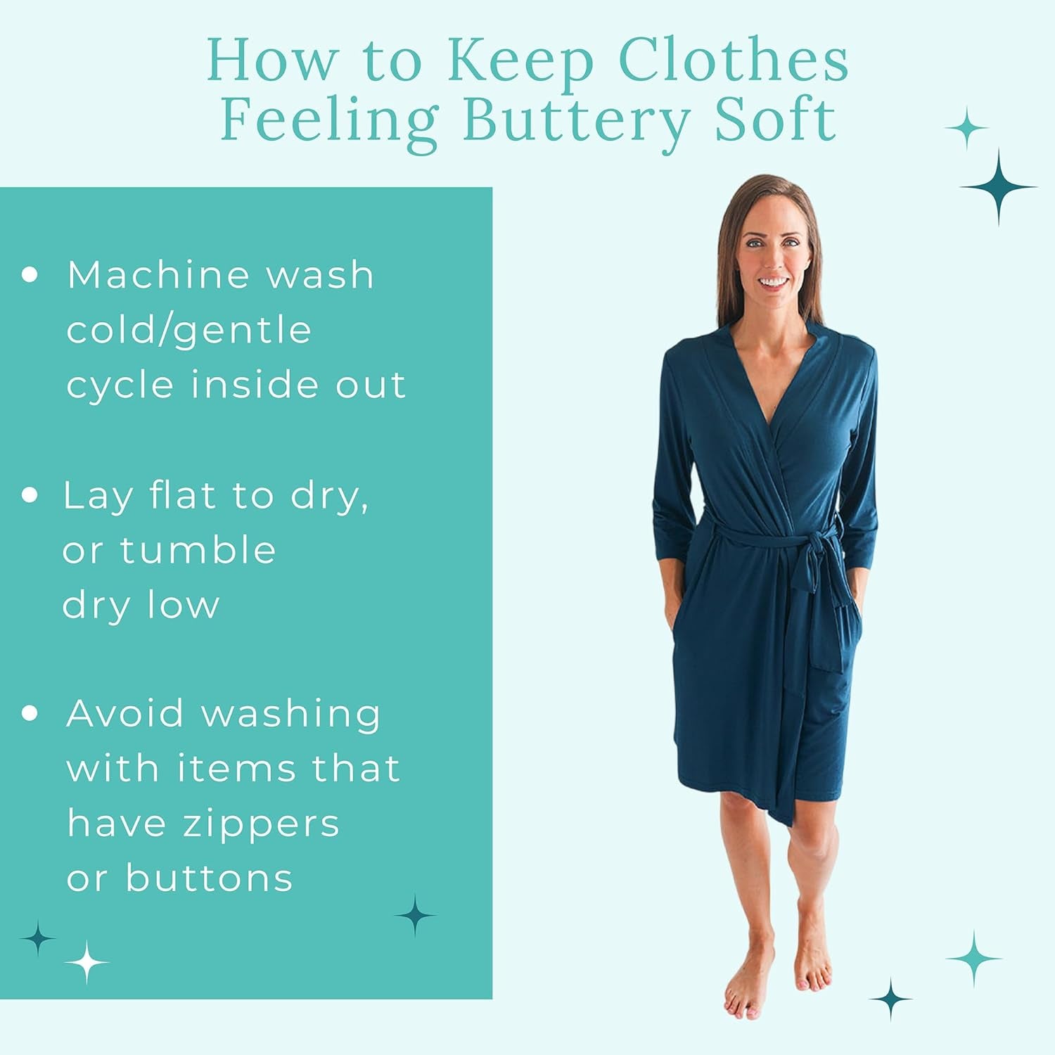 Maternity Robe for Hospital Delivery - Soft Viscose from Bamboo Postpartum Robe for Women Nursing & Lounging