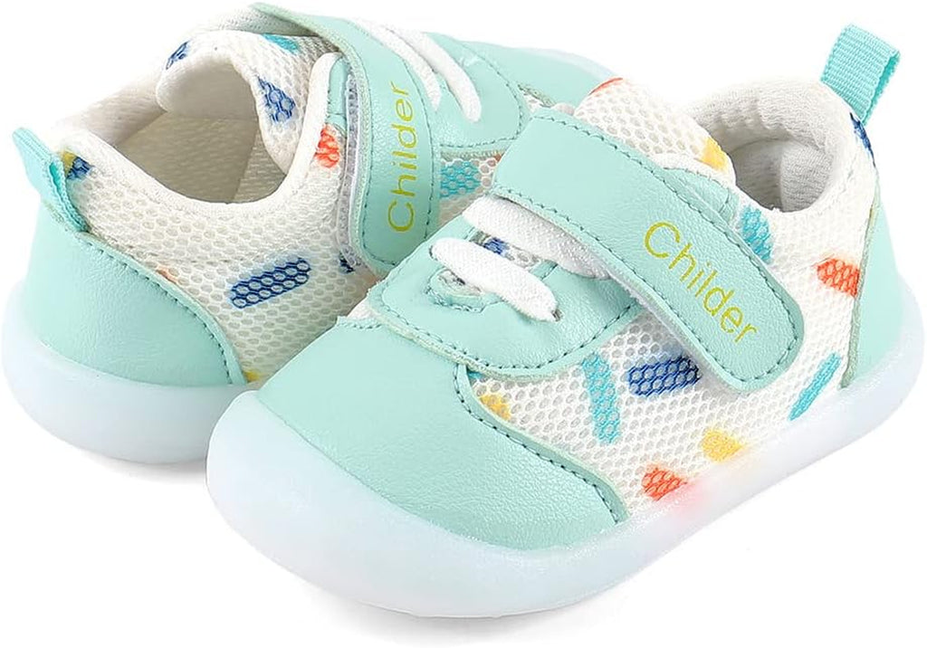 Baby Shoes Boy Girl Infant Sneakers Breathable Mesh Walking Shoes Non-Slip Rubber Sole Toddler Crib First Walker Shoes
