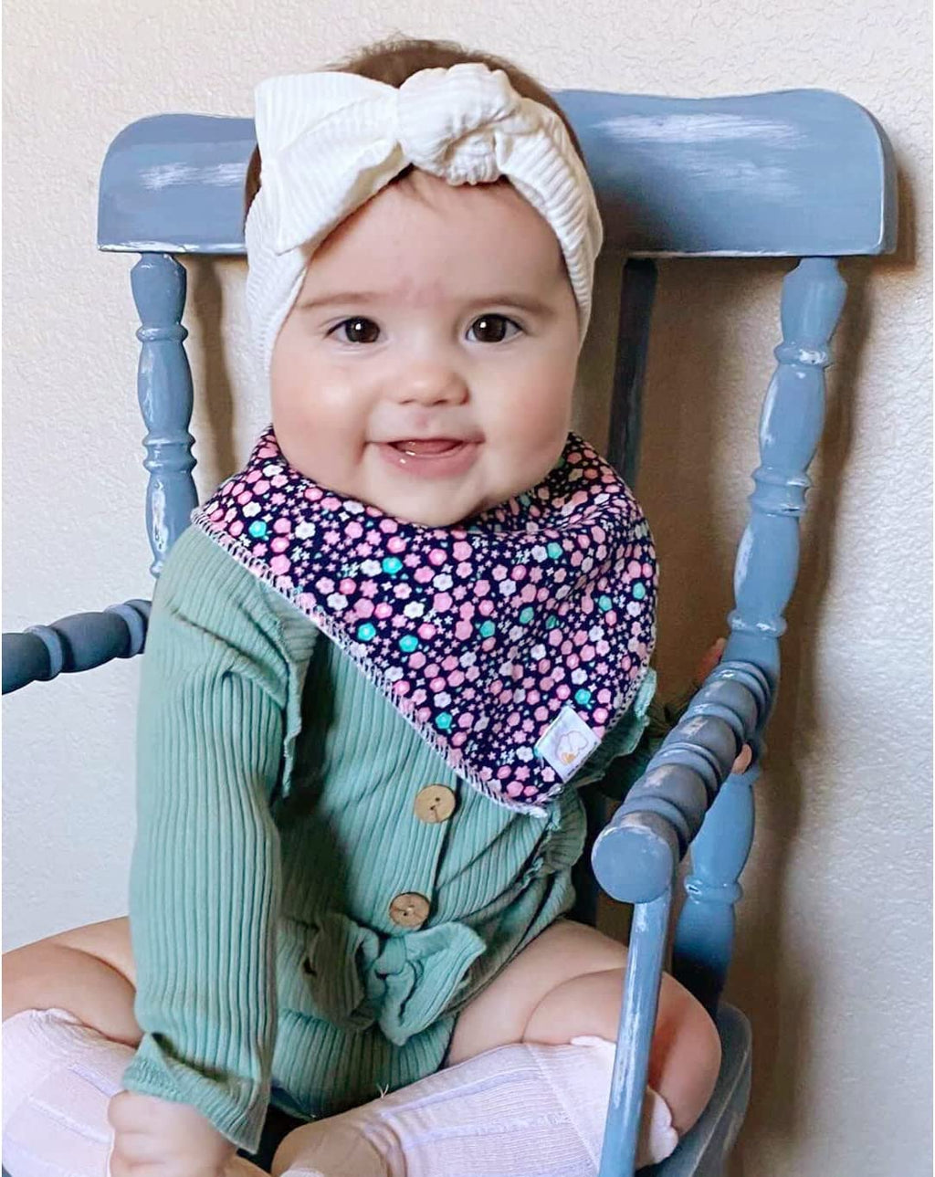 Baby Bandana Drool Bibs Set, Soft Absorbent Bibs for Teething and Drooling - 10 Pack Pattern