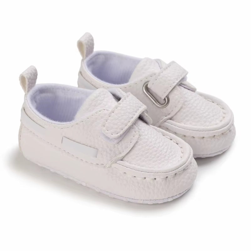 Classic Fashion Boys and Girls Flat Walking Shoes Loafers Canvas Non-Slip Shoes for Newborn Babies First Walker Walking Shoes