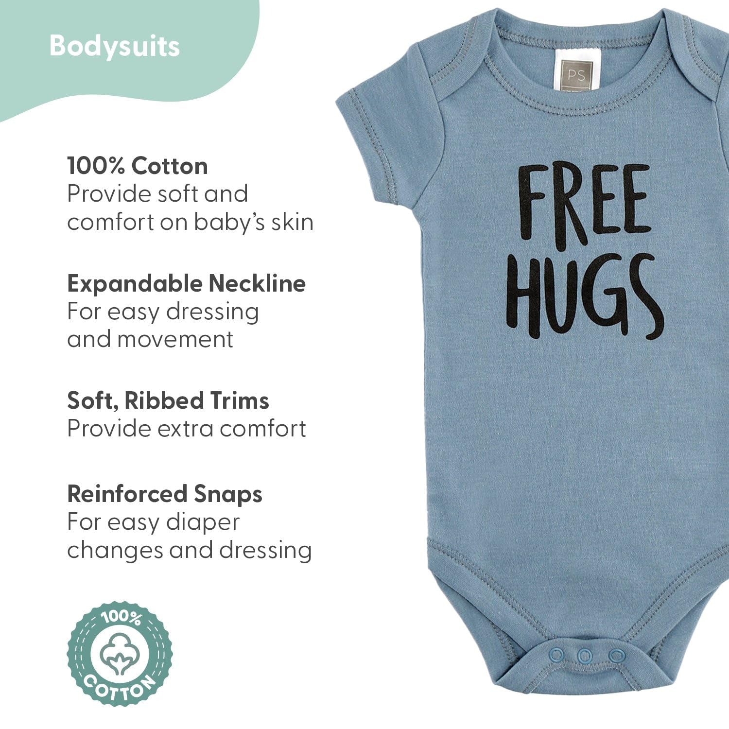 Baby Layette Gift Set for Baby Boys - 23 Piece New Born Boy Gift Set, Clothes & Newborn Essentials Must Haves - Boy Clothes 0-3 Months - Soft Blue