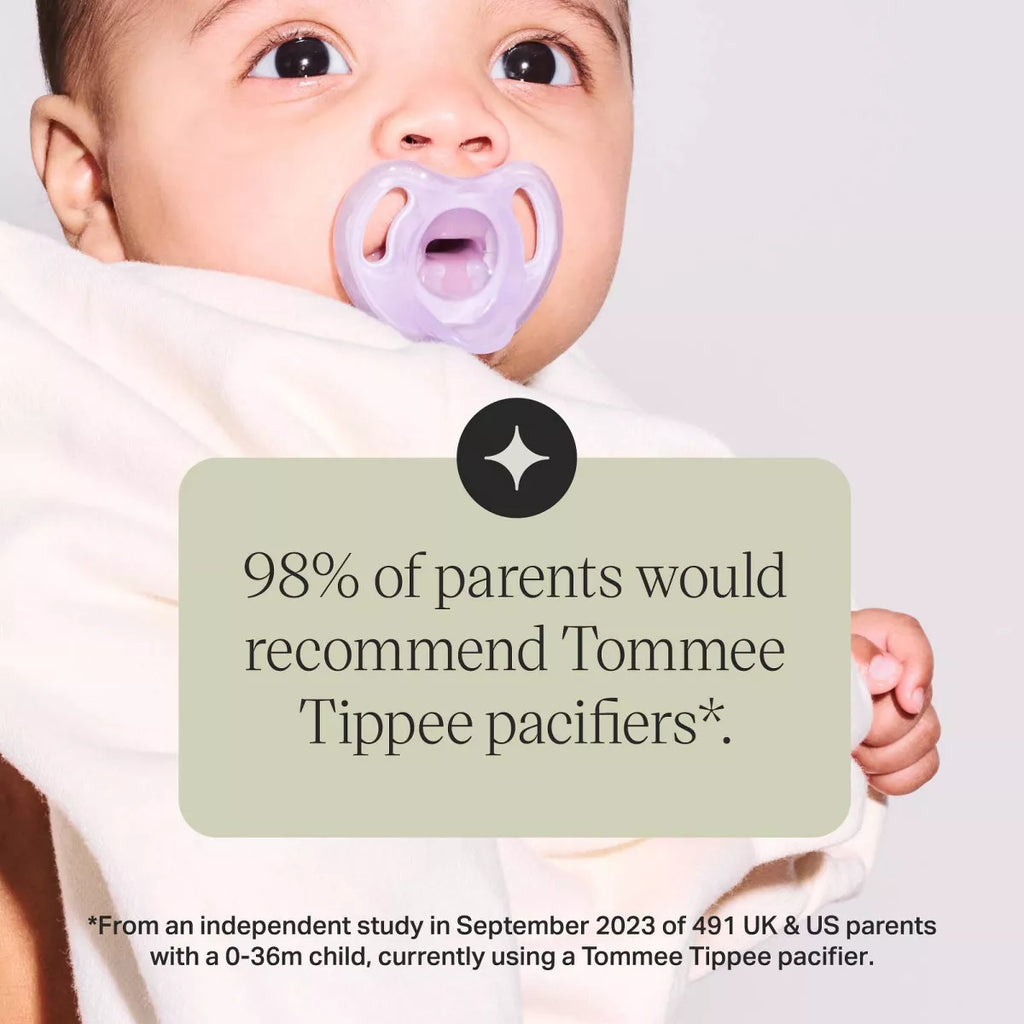 Tommee Tippee Ultra-Light Silicone Baby Pacifier 0-6M - 4Pk