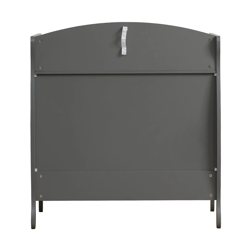 3-Drawer Changing Table, Infant Diaper Changing Station with Drawers, Safety Rails & Strap, Baby Changing Table Dresser for Nursery, Easy Assembly (Gray)