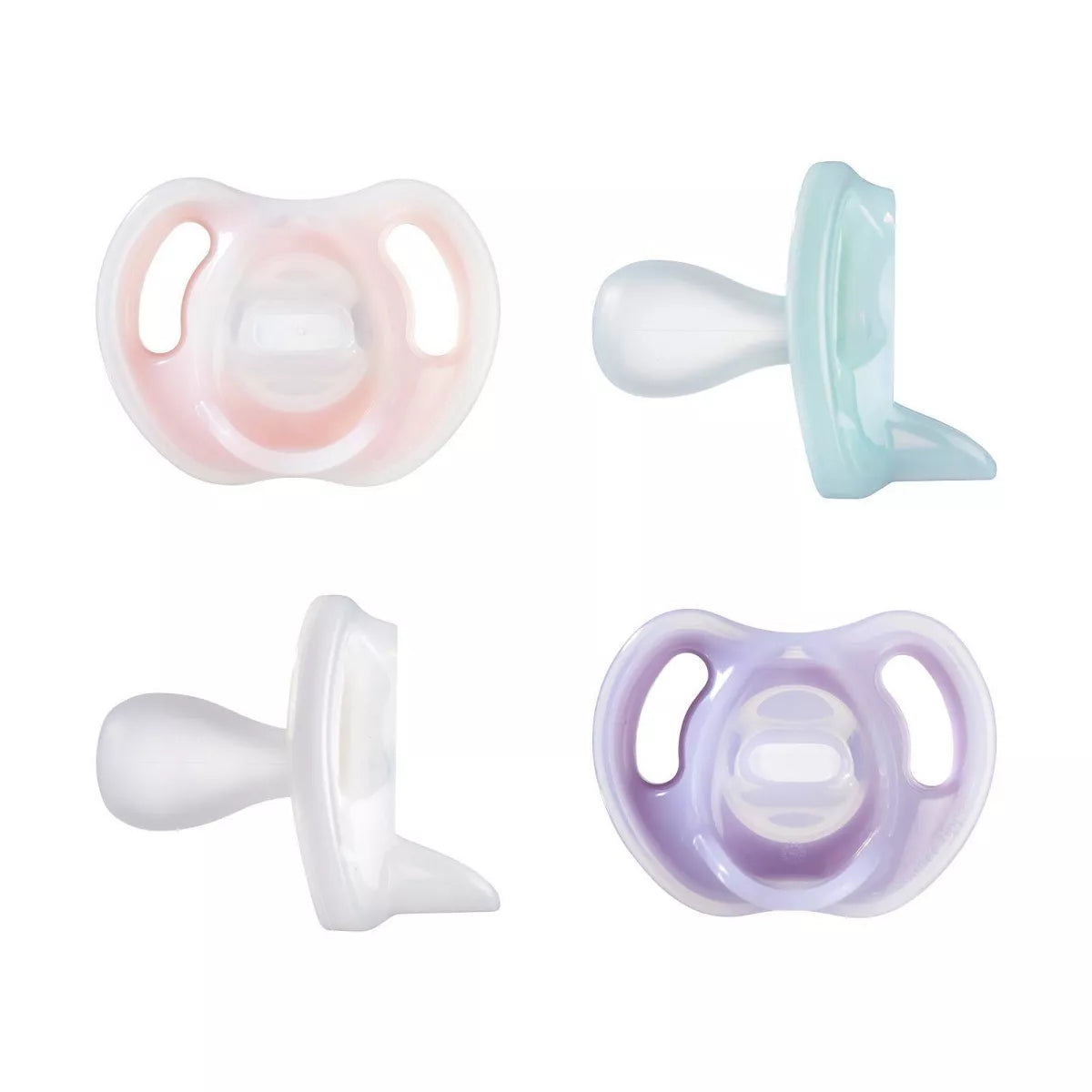 Tommee Tippee Ultra-Light Silicone Baby Pacifier 0-6M - 4Pk