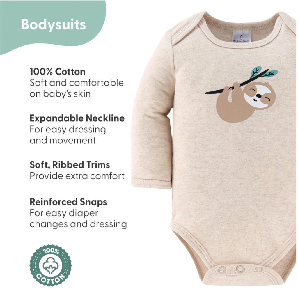 Restful Basics Baby Clothes 30-Pc Layette Set for Newborn Babies, Animal Design