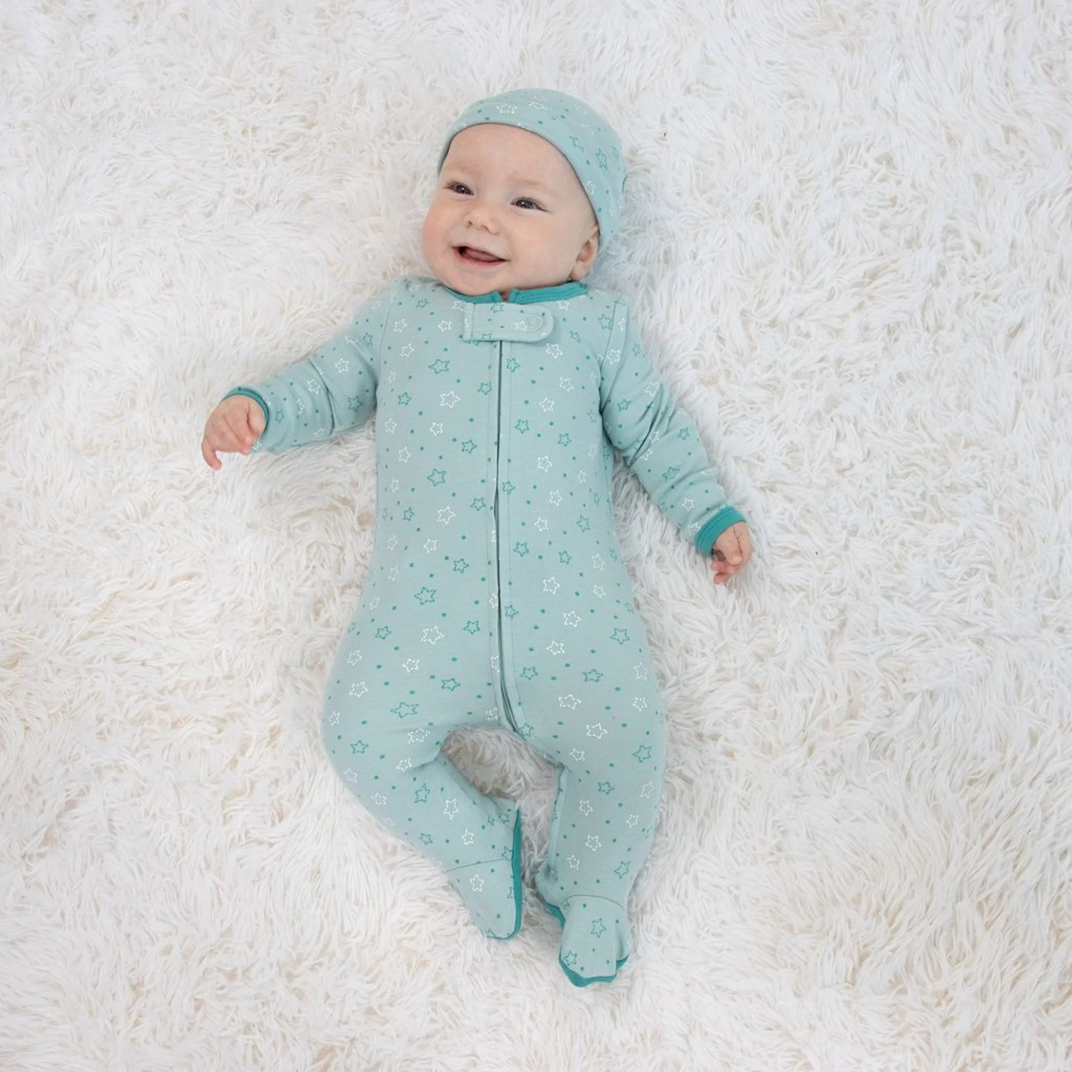 Restful Basics Baby Clothes 30-Pc Layette Set for Newborn Babies, Animal Design