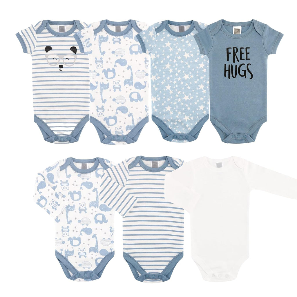 Baby Layette Gift Set for Baby Boys - 23 Piece New Born Boy Gift Set, Clothes & Newborn Essentials Must Haves - Boy Clothes 0-3 Months - Soft Blue