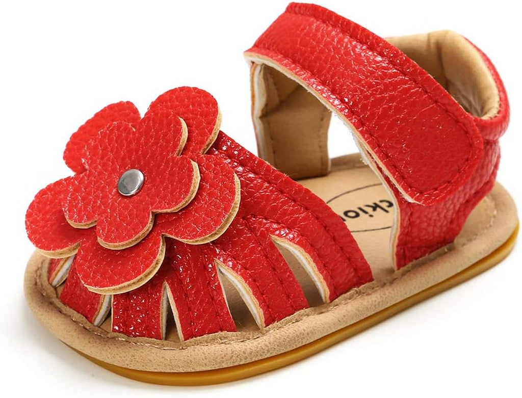 Baby Infant Girls Boys Sandals Non Slip Rubber Sole Summer Beach Outdoor First Walker Crib Shoes