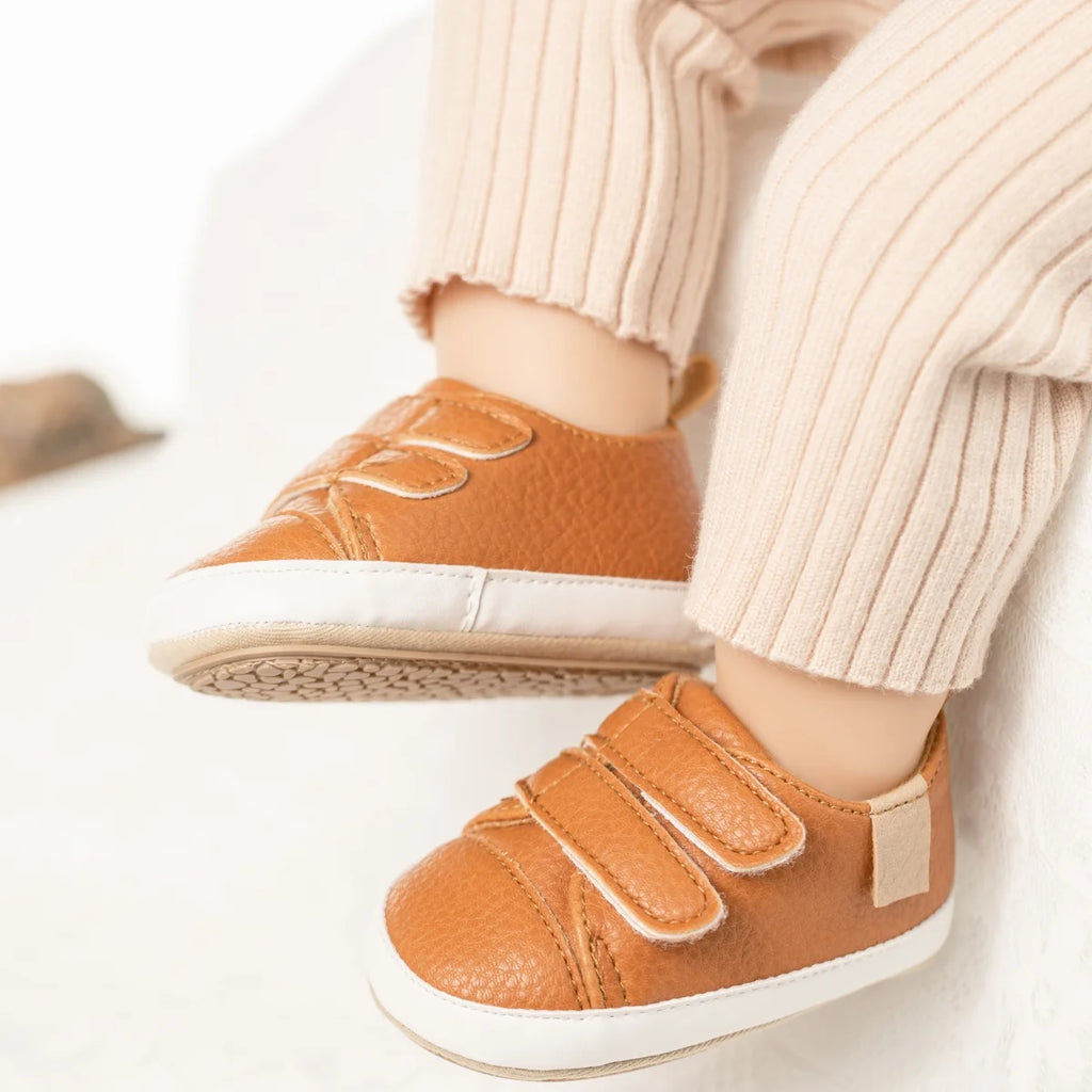 Baby Boys Girls Shoes High-Top Ankle Sneakers Toddler Soft Rubber Sole Infant Crib Shoes 0-18 Months