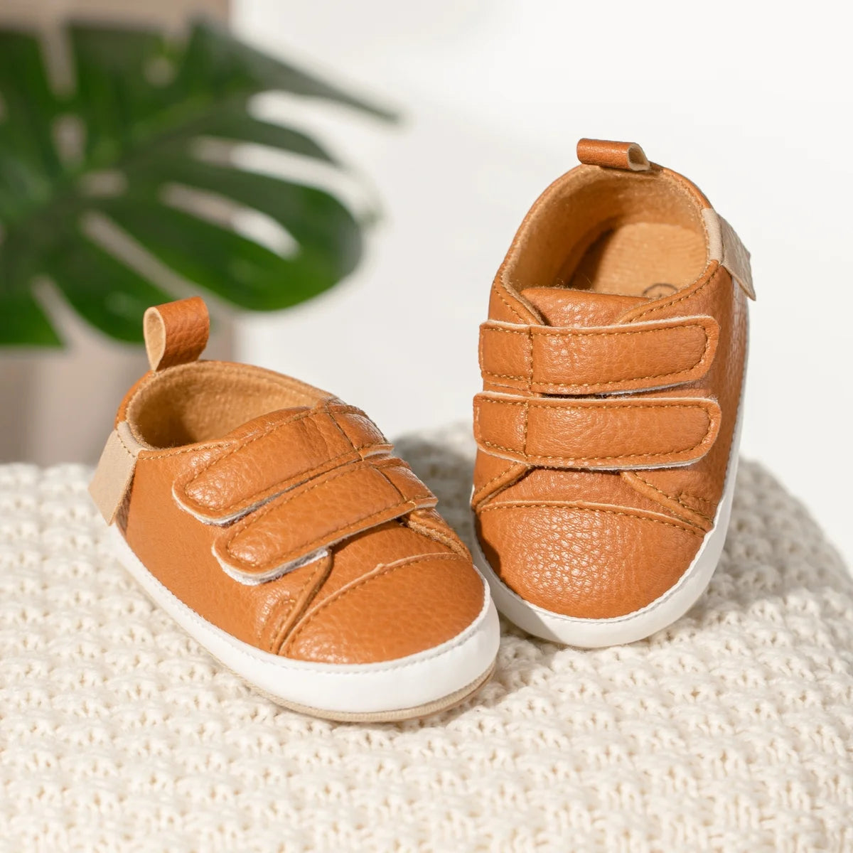 Baby Boys Girls Shoes High-Top Ankle Sneakers Toddler Soft Rubber Sole Infant Crib Shoes 0-18 Months