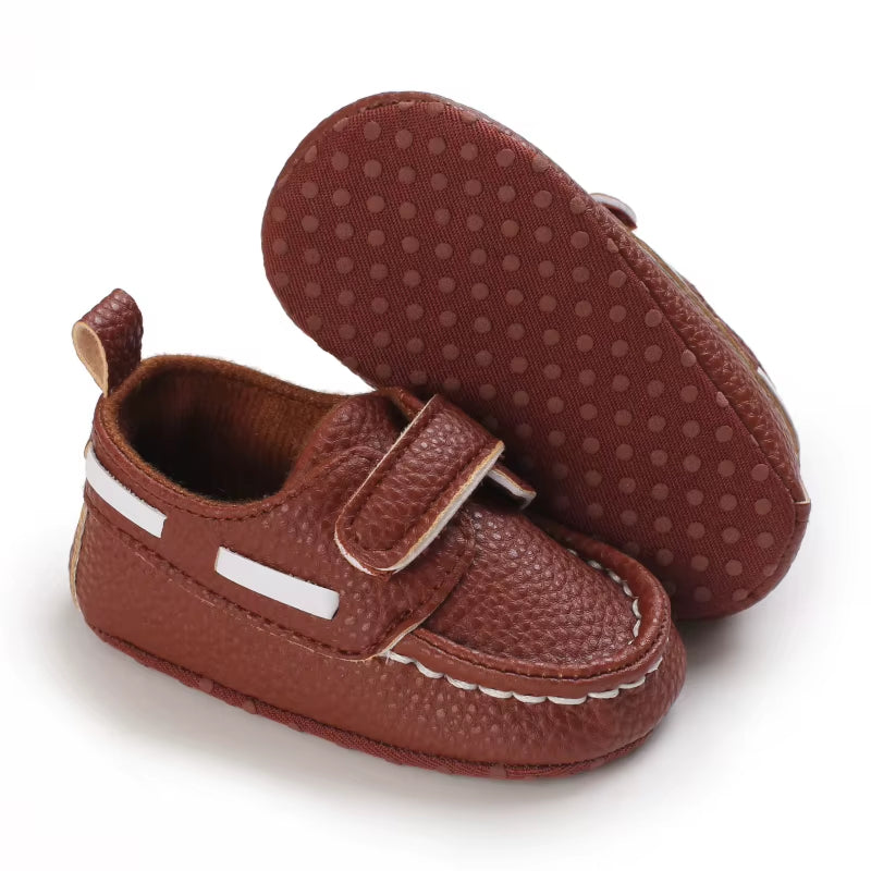 Classic Fashion Boys and Girls Flat Walking Shoes Loafers Canvas Non-Slip Shoes for Newborn Babies First Walker Walking Shoes