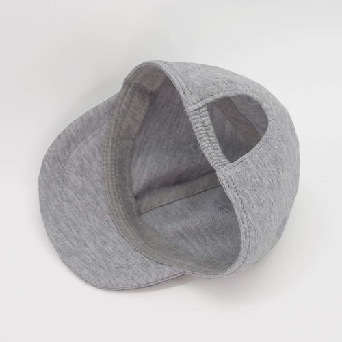 Baby Baseball Cap Infant Sun Hat, Cotton Knit with Soft Brim, Adjustable Soft Newborn Toddler Cap
