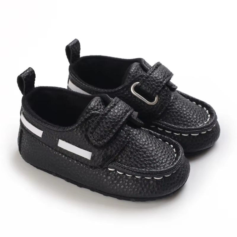 Classic Fashion Boys and Girls Flat Walking Shoes Loafers Canvas Non-Slip Shoes for Newborn Babies First Walker Walking Shoes