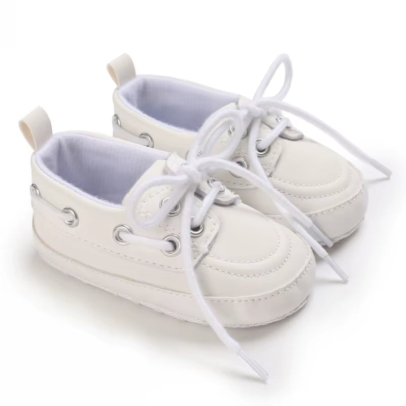 Classic Fashion Boys and Girls Flat Walking Shoes Loafers Canvas Non-Slip Shoes for Newborn Babies First Walker Walking Shoes