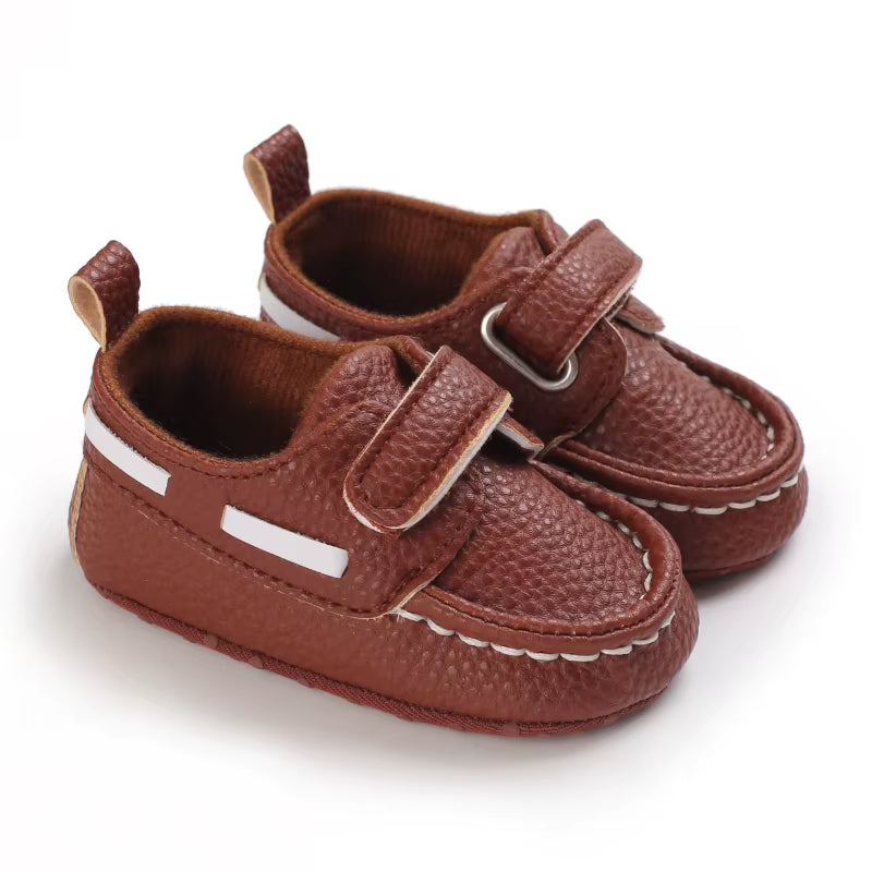 Classic Fashion Boys and Girls Flat Walking Shoes Loafers Canvas Non-Slip Shoes for Newborn Babies First Walker Walking Shoes